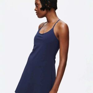 Navy Blue Sleeveless Dress